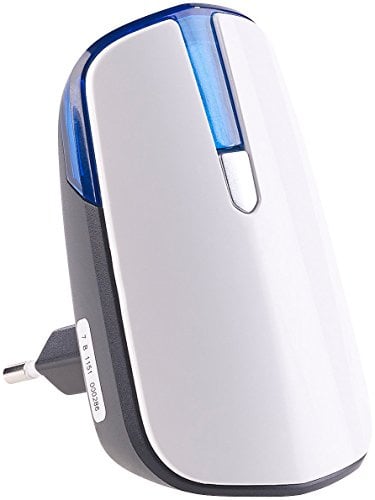 CASAcontrol Zubehör zu Gong: Steckdosen-Funkklingel für kinetische Funk-Schalter, mit Licht & Ton (Steckdosen-Funk-Klingel, Klingel Systeme, optisches)