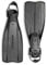 Cressi Pro Light Open Heel Tauchen Flossen, Schwarz/Silber, S/M (40/41)