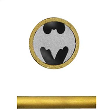 Rivets en mosaïque pour manche de couteau, clous à vis en mosaïque, broches de fixation de couteaux de chasse diamètre 8 mm, longueur de 4,5 cm (chauve souris)