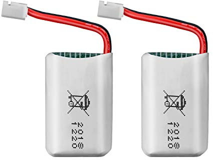 ATOYX Original Drone AT-66 Drone Akku Lithium 2 Stück 3,7 V 220 mAh für Mini Drohne AT-66,AT66C