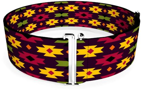 Buckle-Down Damen Gürtel Mini Navajo Lila 58,9 bis 107,7 cm, mehrfarbig, Mehrfarbig, 57.5-105 cm