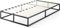 Zinus Joseph Cama 90x190 cm - Altura 25 cm con almacenaje bajo la cama - Somier de plataforma metálica con soporte de listones de madera - Negro