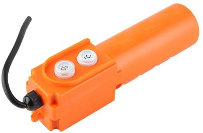 COB-61DR Hebekran-Drucktastenschalter Selbstrückstellender wasserdichter Hebezeug-Aufwärts-Drucktastenschalter Gelb 220-380 V 30 uF mit Kondensator
