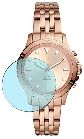 Vaxson 3 Stück Anti Blaulicht Schutzfolie kompatibel mit Fossil Hybrid Smartwatch FB-01 FTW5070 Smartwatch smart watch Bluelight Displayschutzfolie ( nicht Panzer Schutz Glas folie nicht PanzerGlas )
