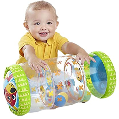Gereton Baby Roller Aufblasbares Krabbel Roller Spielzeug, Glocke Spielzeug, Baby Spielzeug, Baby Roller Bauchzeit Früherziehungs Entwicklung Ball Spielzeug