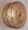 GURU SHOP Wandlampe/Wandleuchte, in Bali Handgefertigt aus Naturmaterial, Rattan - Modell Maumere Braun, 35x35x14 cm