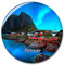 Norwegen Lofoten Hamnoy Kühlschrankmagnet Dekorativer Magnet Aufkleber Reise Souvenir Sammlung Tourist Stadt Geschenk Whiteboard Küche