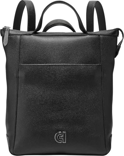 Cole Haan Damen Grand Ambition Small Convertible Luxe Rucksack Schulterhandtaschen, Luxe New Black, Small