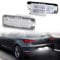 POPMOTORZ LED Kennzeichenbeleuchtung, 2 Stück LED Nummernschildbeleuchtung 2835 SMD mit CanBus Fehlerfrei für SEAT Altea XL Exeo Ibiza Leon2/3 VW GOLF4 GOLF5 GOLF6 GOLF7 Scirocco Passat 3c B6 Polo 9N