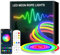Lumtang Led Strip RGB, Led Streifen 10M Bluetooth, IP65 Wasserdichte Flexible Neon Led Strips, 24V Led Lichtband für außen mit Fernbedienung, Raum und Außendekoration (5M)