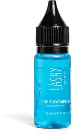 LOVELY Pre-treatment Wimpernverlängerung - 15ml ohne Duftstoffe | hautschonende Reinigung & Vorbehandlung von Naturwimpern | besserer Halt künstliche Wimpern | Lash Extensions | Geruchlos