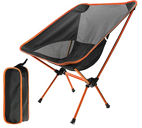 Mesh Moon Saucer Camping Chair Folding Portable Chairs Cup Holder Carry Bag For Outdoor Hiking Fishing Chair Lightweight Chairs For Beach For Hiking For Backpacking For Outside Portable