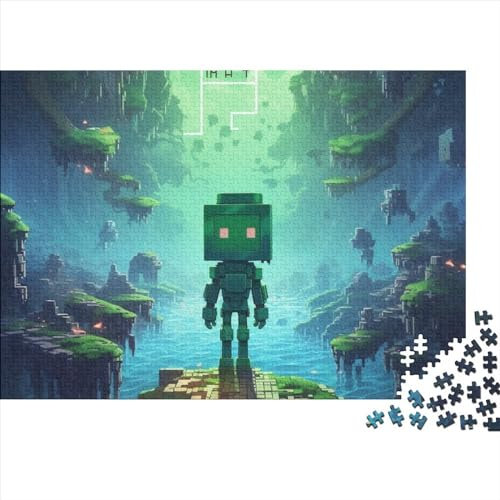 WWJLRLXTO Pixel Style Puzzle 1000 Teile Pixel-Minion Puzzles Für Erwachsene Herausforderungsspielzeug Farbenfrohes Puzzlespiel Ab 14 Jahren 1000pcs (75x50cm)