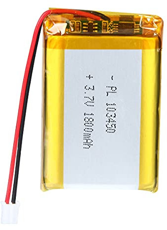 Batterie Lipo 3,7 V, 2000 mAh 103450 lithium-polymère avec connexion 2P-PH avec pas de 2,0 mm
