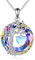 Tree of Life Birthstone Necklace for Women 925 Sterling Silver Tree of Life Jewelry Moonstone Pendant June Birthstone Gemstone with Crystal Anniversary Birthday Christmas Gifts for Women