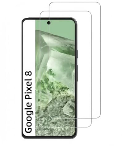HQ-CLOUD® Lot De 2 Verre Trempé Pour Google Pixel 8.Film de Protection d'écran Transparent - Anti Rayures - Ultra Résistant Dureté 9H