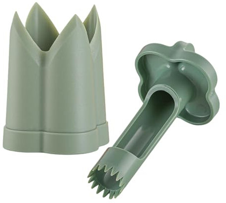 Pfefferentkerner – Pfefferkern-Entkerner | 2-in-1 Multifunktionaler Glocken-Pfefferentkerner | Apfelentkerner Obstentkerner Schneider | Separator Gadget für Jalapeno, Paprika, Gurken, Tomaten und mehr