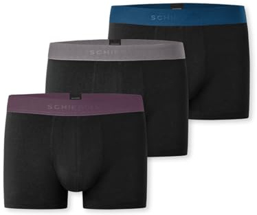 Schiesser Herren 3 Pack Boxershorts Bio Baumwolle Multipack - 95/5 Organic