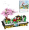 Hallisun Cherry Blossom Bonsai Building Block Set, DIY Sakura Tree House Mini Building Block, Creative Cherry Tree Model Kit, Cherry Blossom Botanical Collection Gift for Adults Kids 8+, 1008 PCS
