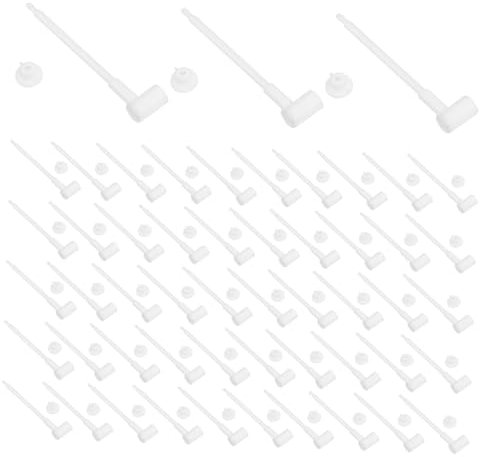 CAXUSD 100 Stück Windmühlenzubehör Windradstäbe aus Langlebigem Kunststoff für Selbstgemacht Windräder Garten Balkon Innenhof Flexible Winkelverbinder für Einfache Montage und Anpassung