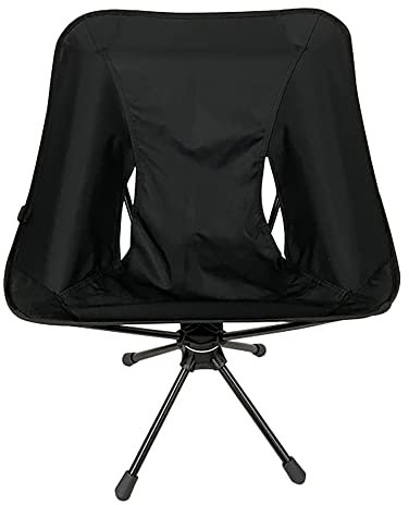 Qusedwey Drehstuhl Camping Tragbarer Klappstuhl 360 Drehbar mit Tragetasche für Outdoor Camp Reisen Strand Picknick Angeln