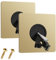 2 PCS Cable Entry Cover, Wall Cable Cover, Brush Wall Plate, Cable Entry Cover, Wall Mounted Brush Faceplate, for Covering Outlets, Receptacles and Tidying Cords
