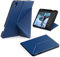 CACOE Coque pour iPad (A16) 11e Génération 11Pouces 2025, iPad 10e Gén 10,9 2022, Panneau Pliable à Motif K avec Fonction Support et Fonction Veille/réveil Automatique, Bleu océan