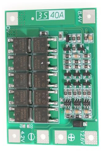 Carte Batterie 3S 40A 12.6v 18650 Module Batterie pour 18650 Cellules avec Facultatif Équilibré Renforcé