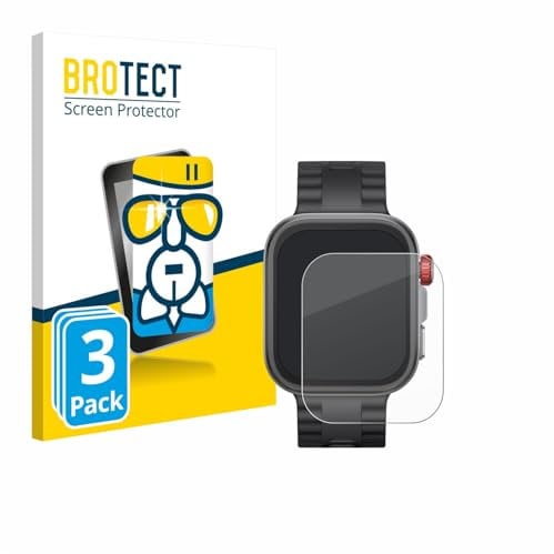 brotect Protection Écran Verre pour Huawei Watch Fit 4 Pro (3 Pièces) Film Protecteur Vitre 9H [Anti-Rayures, Transparent]
