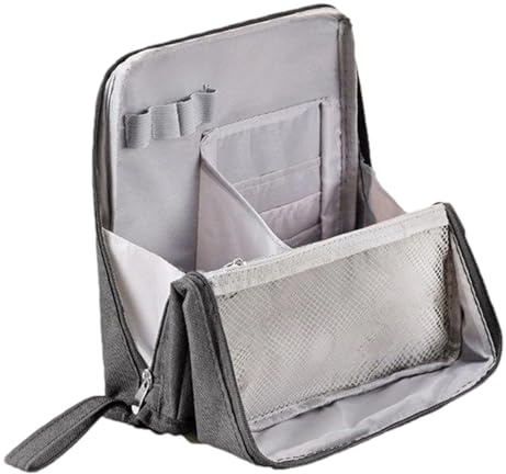 Steh-Schminktasche Großraum Wasserdichter Vertikaler Make-up Organizer | Reiseetuis für Shampoo, Foundation, Conditioner, Sonnencreme, Haarspray und