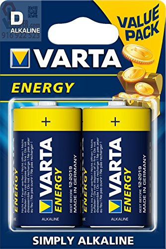 Silver sanz 4120229412 – PILA ALCALINA LR20 1.5 V Energy Varta 2 Pz