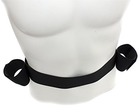BROWOL Handschellen Hand und Taille Fesseln, Boowhol Bondage Sets Handschellen mit Waist Gurt Band Verstellbar Nylon SM Spielzeug
