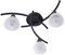 Lindby Deckenlampe Glas, Metall schwarz gold gebürstet Deckenstrahler 3x E14 max. 5W ohne Leuchtmittel Lampe Wohnzimmer Küchenlampe Strahler