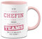 Tassenbrennerei Tasse mit Spruch Stolze Chefin eines fantastischen Teams - lustige Geschenke für Chefin - Chef Kaffeetasse