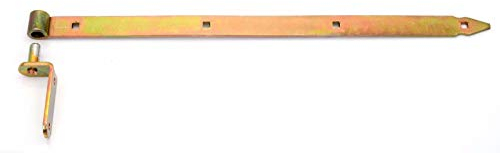 Charnière de porte NW-ZP1000 - Avec gond - 1000 x 50 x 18 mm - Jaune