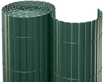 bambus-discount.com - Frangivista Staccionata in plastica, Dresden Eco, 180 x 300 cm, Colore: Verde