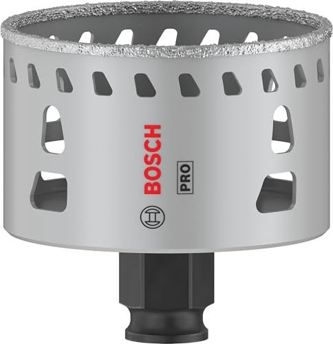 Bosch 1 scie cloche Pro Tile Power Change Plus (pour carrelage dur, carrelage mou, diamètre 68 mm, accessoire professionnel), version actuelle