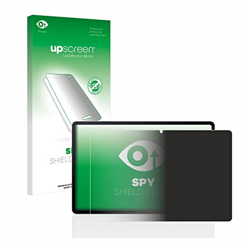 upscreen Anti-Spy Blickschutzfolie für Samsung Galaxy Tab S7 FE (im Querformat) Made in Germany, Privacy Displayschutz-Folie [Blaulichtfilter]