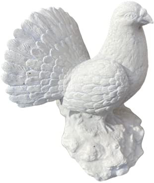 Süsses Taube Stein Vögel Vogel Gartendeko aus Steinguss frostfest Gartendeko Deko-Figur für Haus Garten Moderne Statue Garten-Figur
