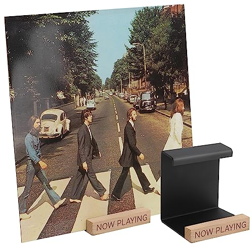 Vefunk Now Playing Vinyl Record Stand Wall Mount - Vinyl Record Now Playing Stand Now Playing Vinyl Stand Display Shelf Sign - Vinyl Now Playing Stand - Record Player Accessories Vinyl Stand Holder