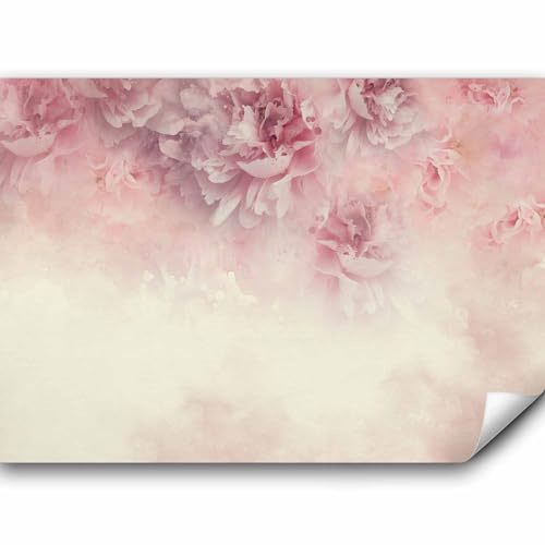 murando - Fototapete Premium-Vlies Blumen, 350x256 cm, Schlafzimmer, modern | Premium-Vliesstoff, Full HD Druck, hochwertige Verarbeitung fürs Wohnzimmer, schnelle Montage, lichtbeständig, geruchsfrei