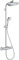 HANSGROHE Colonne de douche thermostatique Showerpipe Croma Top 280 - chrome - 1 jet - Douche et baignoire