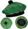 Highland Scottish Kilt Tam O' Shanter Acryl Wolle Tammy Hut/Cap One Size Verschiedene Tartans, Irisch, Einheitsgröße