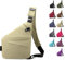Anti Diebstahl Tasche, Diebstahlsichere Umhängetasche, Wasserresistent Sling Bag, Anti-Diebstahl Sling Bag, Wasserresistent, Anti Diebstahl Tasche Damen (F, Rechte Schulter)