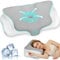 Ehomfory Nackenstützkissen Memory Foam Kissen Nackenkissen Kopfkissen, Ergonomisches Kopfkissen Seitenschläferkissen für Seiten Rücken & Bauchschläfer, 62x41x9/12 cm