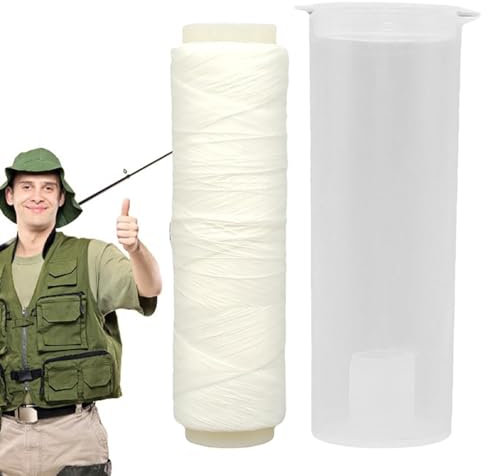 Lenza da pesca in nylon - Filo da pesca trasparente, lenza da pesca in mare | Filo elastico per avvolgere esche, filo da pesca in nylon, attrezzi da pesca, supporto per esche da pesca, cavo elastico,