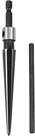 Joskeijky Escariador Cónico 3-13 Mm Escariador de Hexagonal Acanalado de Mano Puente de Acero Agujero de Broche de Chaflán Herramienta de Corte para el Trabajo de Madera Trepan de Perforación
