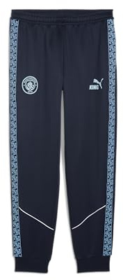 PUMA Manchester City Pre-Match King Anthem-Hose - Unisex | Offizielles Replica-Fußballtrikot; kurze Ärmel; normale Passform; dryCELL feuchtigkeitsableitend; atmungsaktives Material
