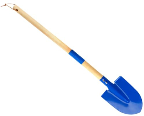 Kinder-Metall-Strandschaufel, 68,6 cm lang, Kleinkind, Sandspaten, abnehmbares Design, Kinder-Gartenwerkzeug