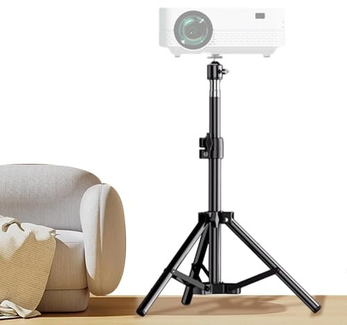 Tripode del proiettore - supporto per proiettore regolabile, supporto per proiettore home theater | Attrezzatura per capezzale Stand proiettore Tripode, per laptop multifunzionale Equipaggiam